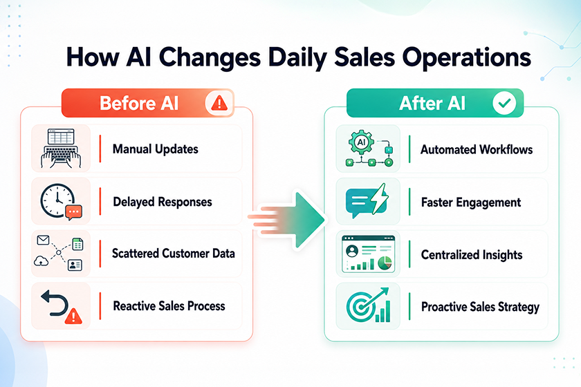 How AI Changes Daily Sales Operations