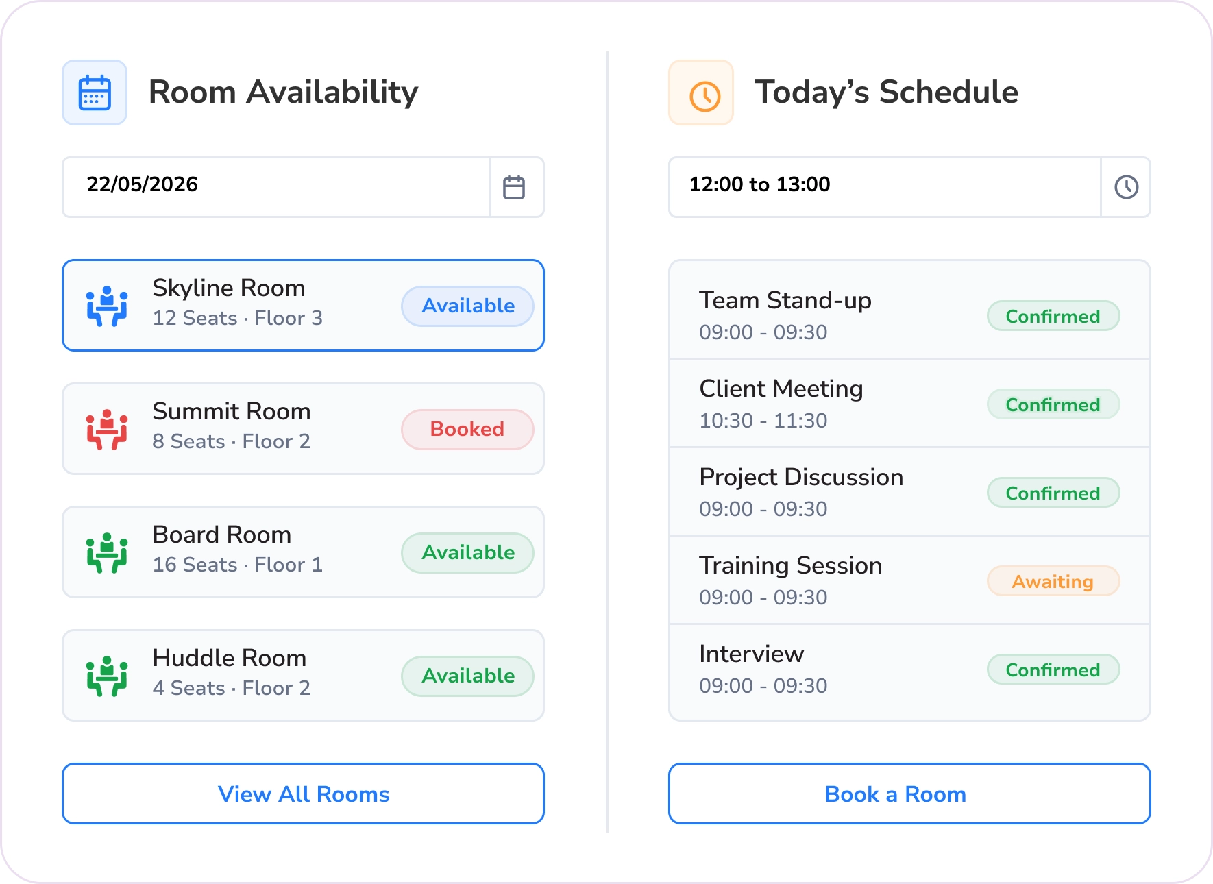 Book Meeting Rooms