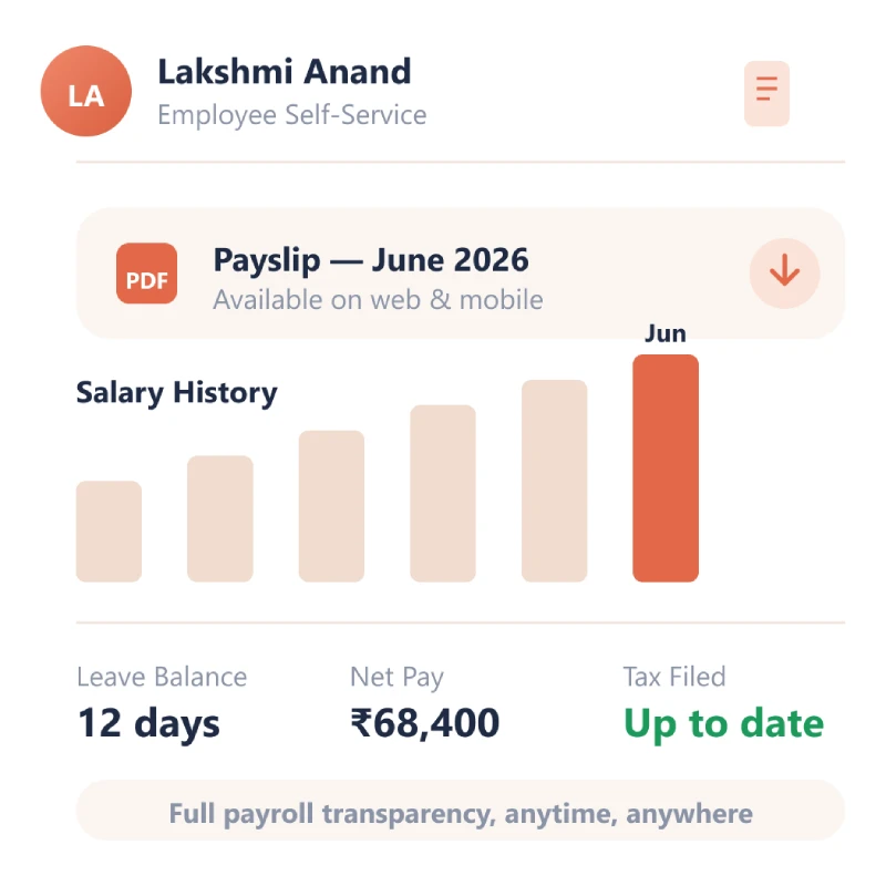 Payslip Management & Salary Processing